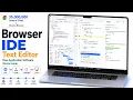 Chapter 12 Browser IDE Text Editor How Application Software Actually Works Inside