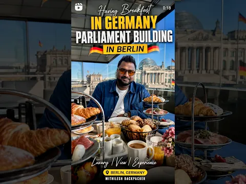 Breakfast in Germany Parliament Building😍