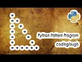 Hollow Right Triangle Star Pattern Python Pattern Program Bangla