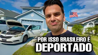 POR ISSO QUE BRASILEIRO É DEPORTADO DOS EUA (SÓ FAZ CAGADA)
