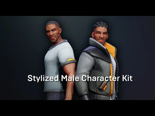 Stylized Male Character Kit: Casual 01