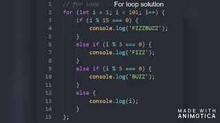 Fizzbuzz coding challenge 3 solutions using Javascript