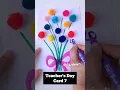 Teacher s Day Card Idea Easy Card For Teachers Quick Handmade Card For Kids