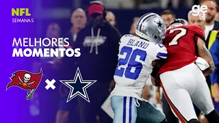 TAMPA BAY BUCCANEERS X DALLAS COWBOY | MELHORES MOMENTOS | SEMANA 5 | NFL | ge tv