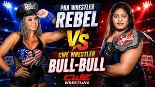 CWE The Great Khali Show at Panipat CWE Superstar BB BullBull vs Rebel