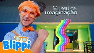 Blippi Explora el Péndulo y Construye una Torre Gigante | Moonbug Kids - Parque en Vivo!