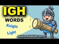 IGH Words Learn Difficult English Words Fast