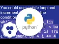Incrementing a for loop inside the loop