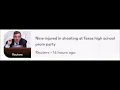 Reuters Nine injured in shooting at Texas high school prom party