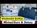 UNBOXING MICHAEL KORS Signature Heritage Weekender DELSEY Chatelet Air 2 0 Weekender Duffle