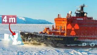 Como os poderosos navios quebra-gelo funcionam?