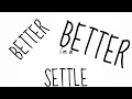 bodie - SETTLE (CDT805 Lyric Video)