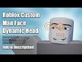 Roblox Custom Man Face Dynamic Head FREE Download