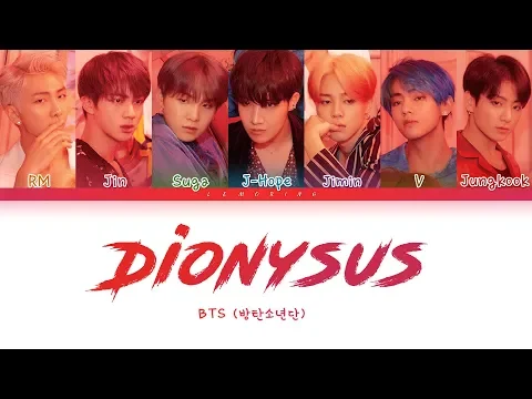 Download MP3 BTS - Dionysus (방탄소년단 - Dionysus) [Color Coded Lyrics/Han/Rom/Eng/가사]