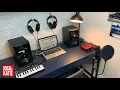 Download Lagu Minimalist Music Production Set Up | APARTMENT MUSIC STUDIO | Budget Home Music Studio Tour