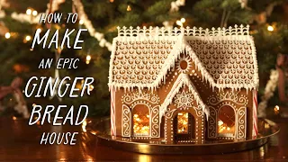 How to Make an Epic Gingerbread House from Scratch baking building tips recipe template more