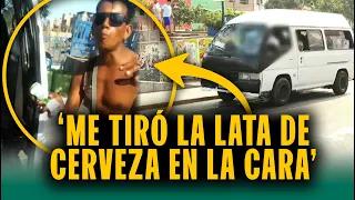 Ataca con piedra, cuchillo, botella de vidrio: Choferes se niegan a pagar cupo y sujeto los agrede