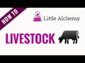 How to make LIVESTOCK in Little Alchemy