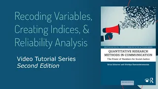 The Power of Numbers Recoding Variables Creating Indices and Reliability Analysis SPSS tutorial
