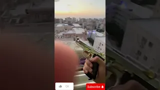 تجربه مسدس صوت ايكول فرات Ekol Firat تركي من احد عملاء 9ملي للاسلحه مسدس صوت 