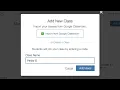Managing classes in Desmos Classroom