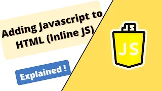 Javascript Course Adding Javascript to HTML inline JS