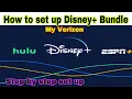 How to set up Disney plus bundle from Verizon step by step