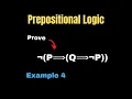 Example 4 Prepositional Logic Discrete Mathematics BSc BCA MSc BTech