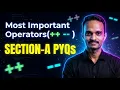 Most Repeated Increment Decrement PYQs ICSE Class 10 Computer Applications Java