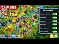 Bloons TD 6 Modded IPA IOS Gameplay - God Mode Infinite Cash All Heroes Unlocked