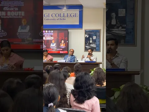CA Parag Gupta Sir in Gargi College (Dehi University) #caparaggupta
