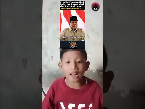 Cerdas! Bocah Ini Kritik Program MBG