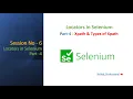 Session - 6 Selenium Locators
