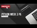 Python Week-3 Practice Assignment