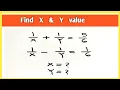 find the value of X and Y a nice algebra Olympiad maths Find x and y ikfmatics