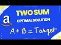 Two Sum Leetcode Optimal Solution