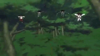 Naruto Shippuden Deidara VS Might Guy Rock Lee Tenten Neji Team Guy