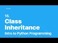 Python Programming - Class Inheritance