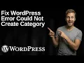 Fix WordPress Error Could Not Create Directory 2026 Easy Guide