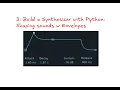 3 Build a Synthesizer with Python ASDR Envelopes Shaping sounds