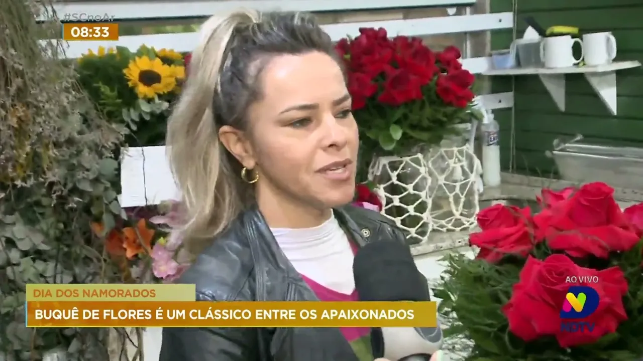 Buquê de flores continua sendo campeão de vendas no dia dos namorados