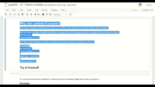 Python Exercise 21 Python Lambda