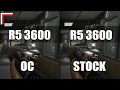 AMD Ryzen 5 3600 OC vs AMD Ryzen 5 3600 Stock Test in 8 Games 1080p 1440p