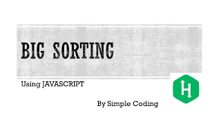 Hackerrank - Solved using Javascript