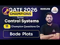 Bode Plots 11 Important Questions Champions Series GATE 2026