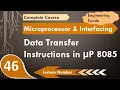Data Transfer Instructions in Microprocessor 8085 Microprocessor 8085 Programming