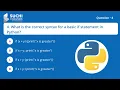 Python Quiz If Else suchiit