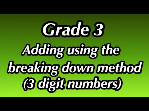 Download MP3 Adding using the breaking down method | Miss Mzizi | South African FP Teacher