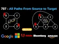 Leetcode - 797 All Path From Source To Target Medium in Java Python