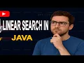 Linear Search in Java